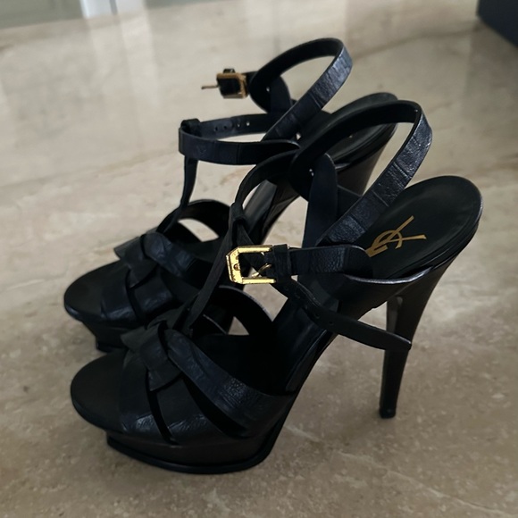 Black gator print YSL heel - Picture 2 of 4